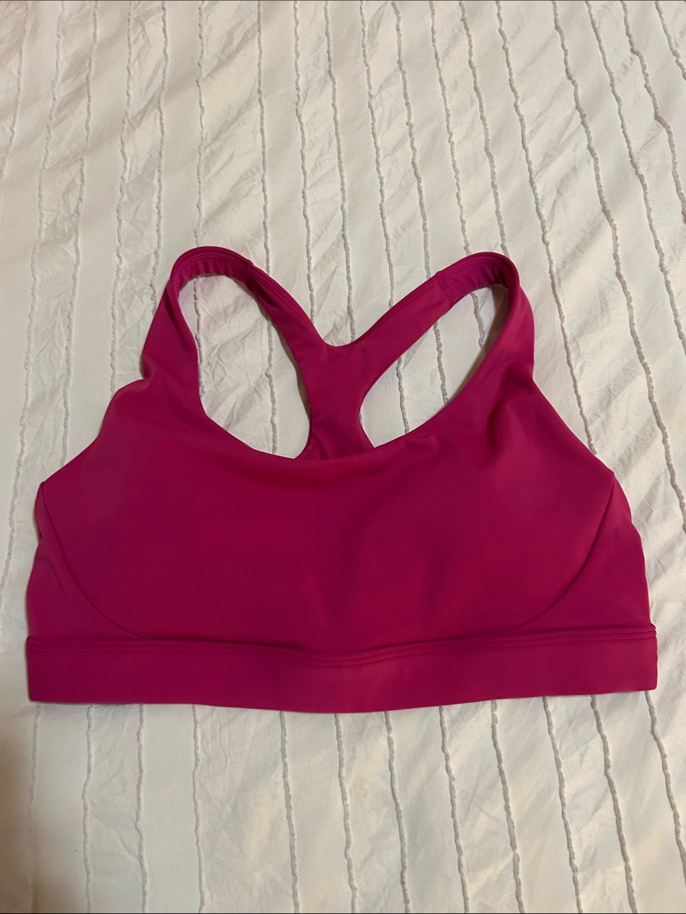Athleta Magenta Racerback Low-Impact Sports Bra